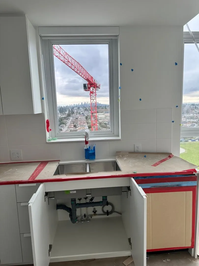 Residential pipe installation in Burnaby
