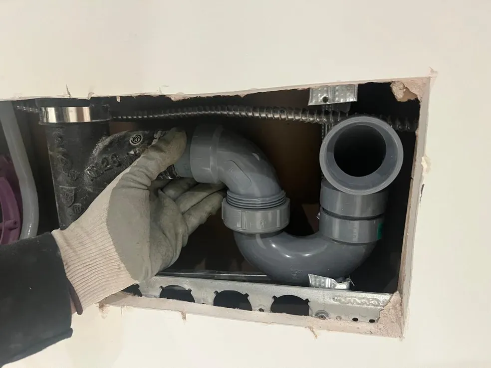 New construction mechanical rough-in in Burnaby