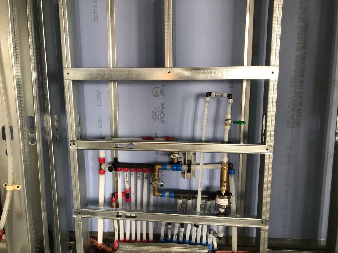Renovation mechanical room in Burnaby