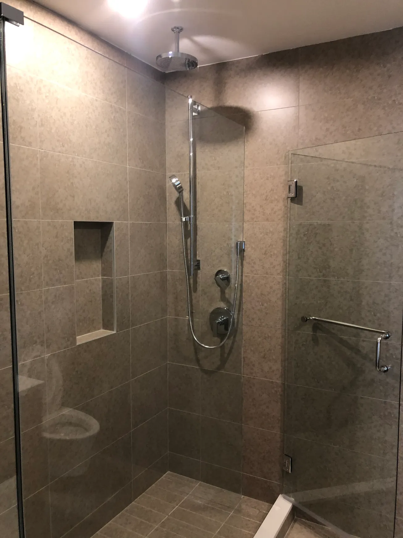 New construction drain installation in West Vancouver