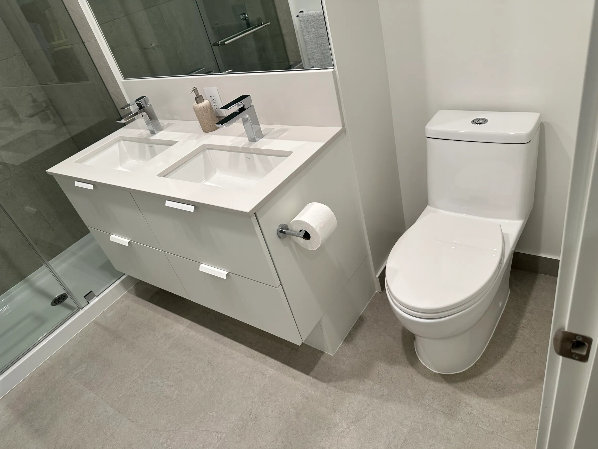 Renovation drain installation in West Vancouver